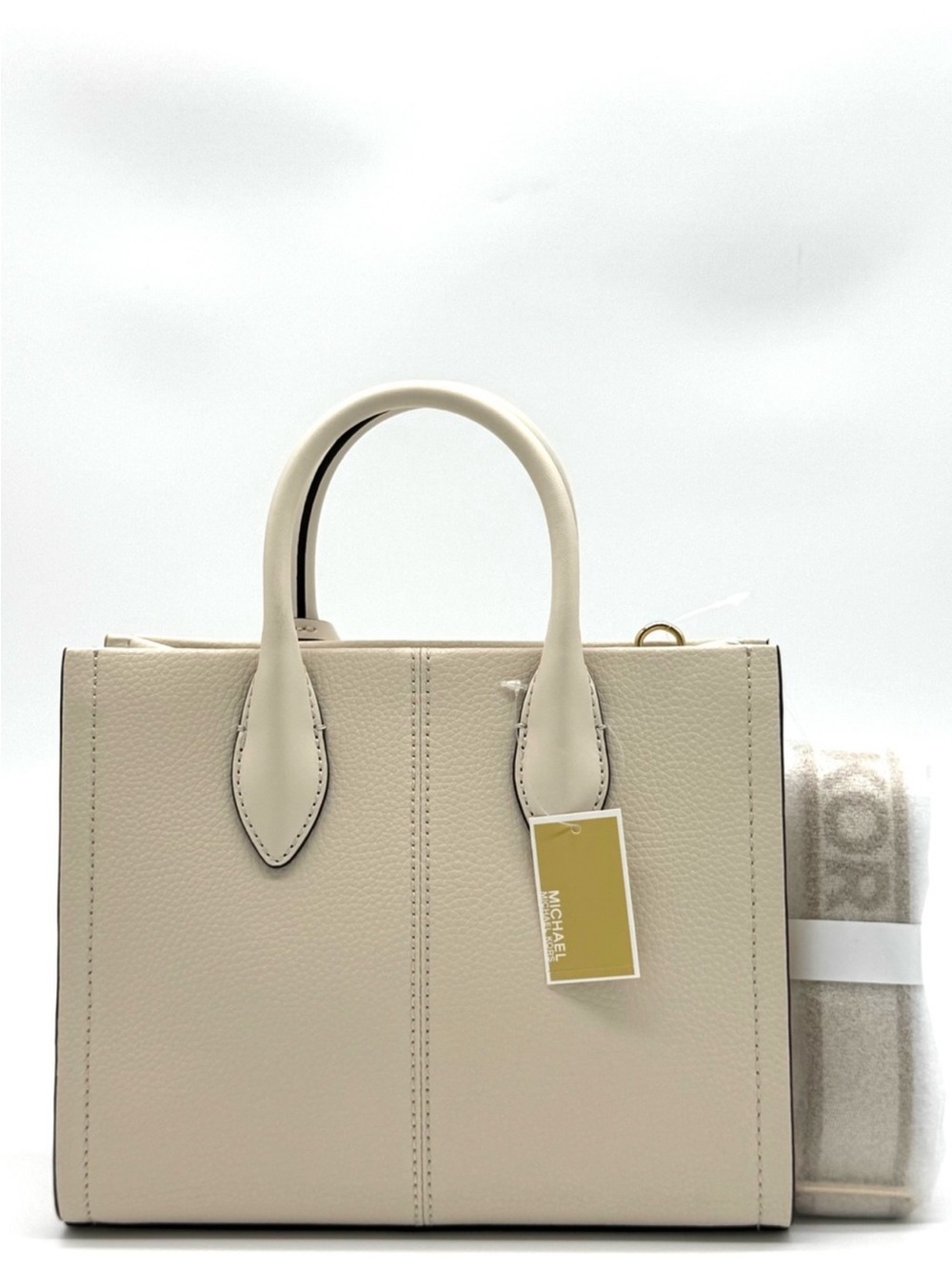 Michael Kors Mirella Small Shopper TZ Xbody Bag Light Cream - Picture 5 of 9